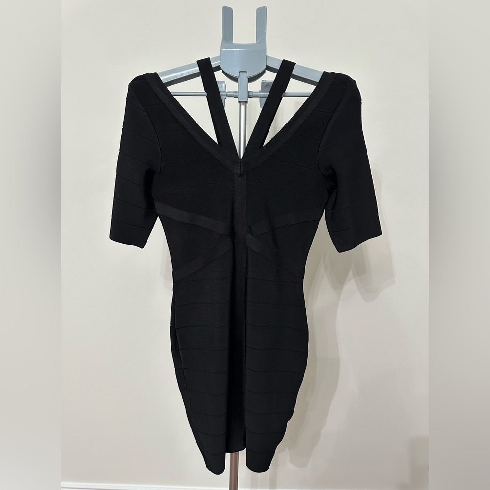 Venus Black Bandage Dress Size Small